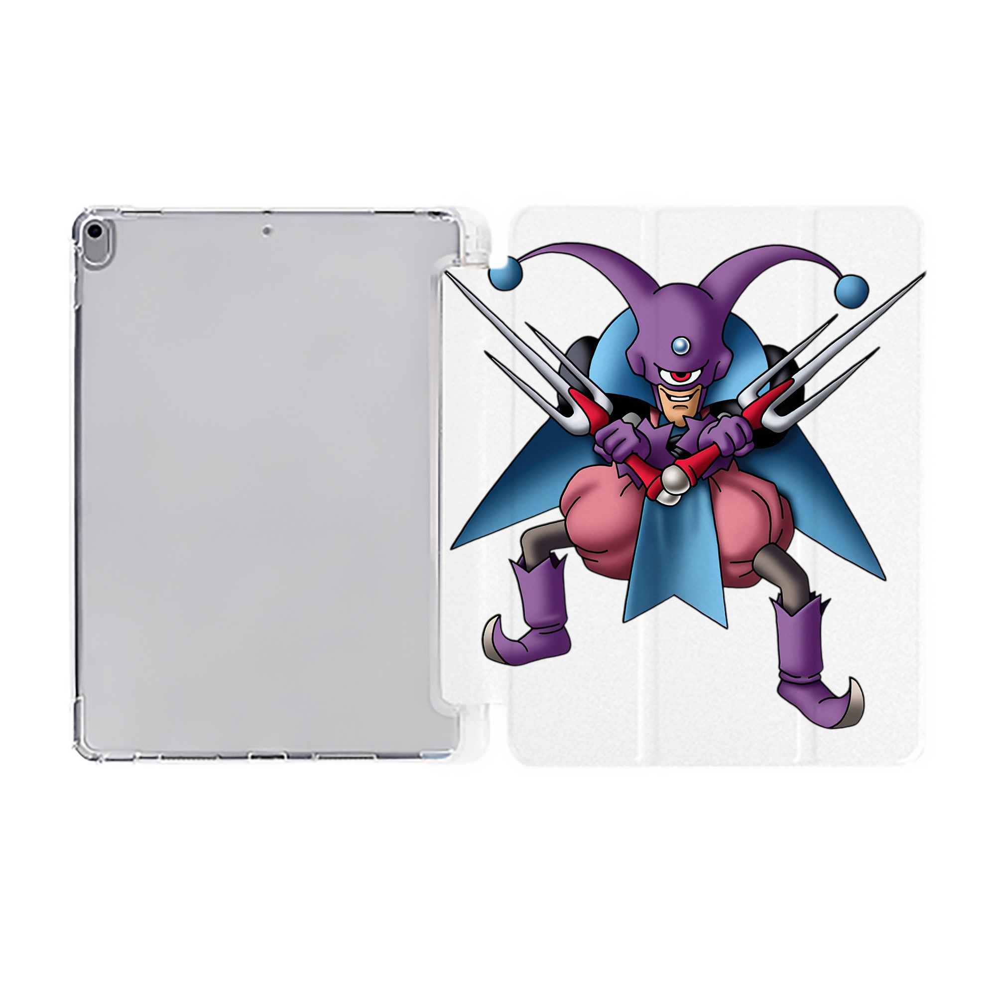 （画像用） ドラゴンクエスト Doragon Kuesuto Dragon Quest IPad ケース ペン収納付き 三つ折りスタンド PUレザー×シリコン 対応機種9.5/10.5/10.9インチ